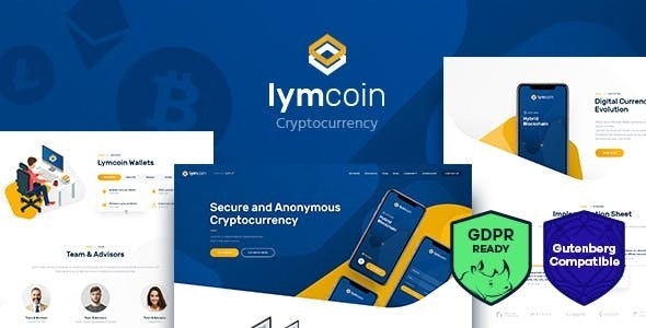ThemeForest Lymcoin - Download Cryptocurrency & ICO WordPress Theme