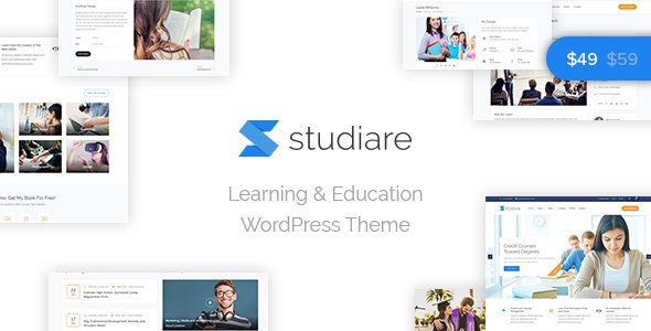 ThemeForest Studiare - Download Education WordPress Theme for University & Online Courses