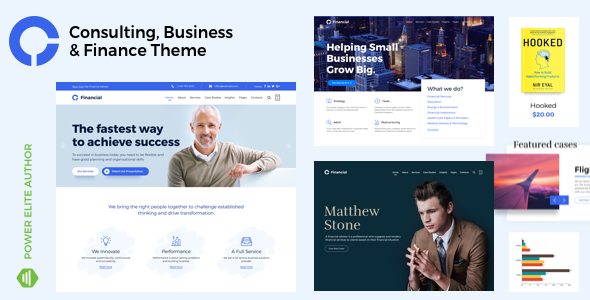 ThemeForest Consultancy - Download Consulting Finance WordPress Theme