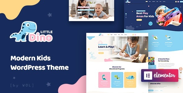 ThemeForest Littledino - Download Modern Kids WordPress Theme