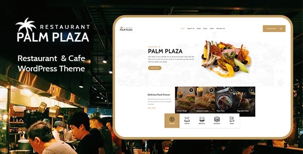 ThemeForest Palmplaza - Download Restaurant and Cafe WordPress Theme