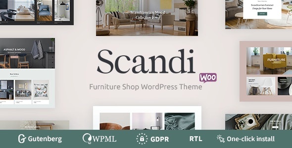 ThemeForest Scandi - Download Decor and Furniture Shop WooCommerce Theme