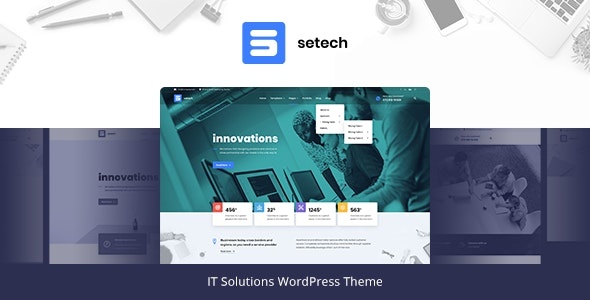 ThemeForest Setech - Download IT Services and Solutions WordPress Theme