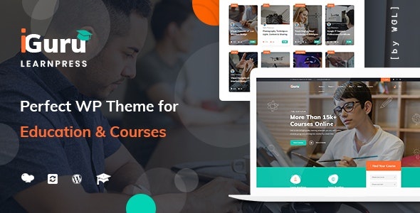 ThemeForest iGuru - Download Education and Courses WordPress Theme