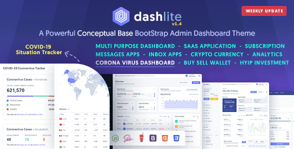 ThemeForest DashLite - Download Bootstrap Admin Dashboard Template