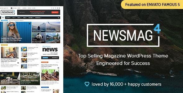 ThemeForest Newsmag - Download Magazine WordPress Theme