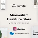ThemeForest Furnitor - Download Minimalism Furniture Store WordPress Theme