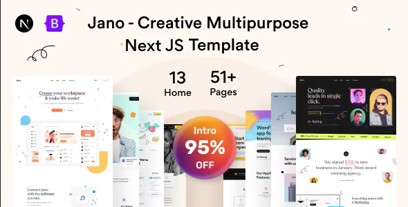 ThemeForest Jano - Download Multipurpose React NextJs Template