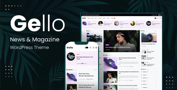ThemeForest Gello - Download News and Magazine WordPress Theme