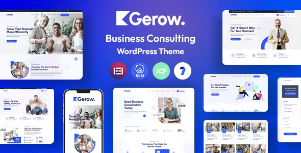 ThemeForest Gerow - Download Business Consulting WordPress Theme