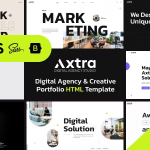 ThemeForest Axtra - Download Digital Agency Portfolio HTML Template