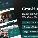 ThemeForest GrowHub - Download Business Consulting WordPress Theme