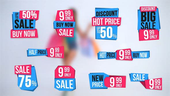 10 Sales Label - Download Videohive 16277349