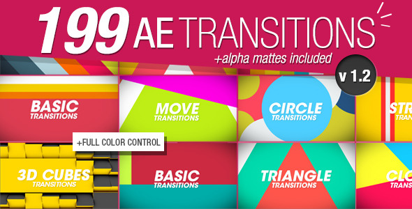 199 Transitions Pack v12 - Download Videohive 8934642