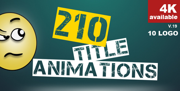 210 Title Animations - Download Videohive 9006125