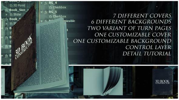 3D Book Constructor - Download Videohive 15076094