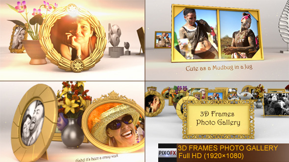 3D Frames Photo Gallery - Download Videohive 7085311