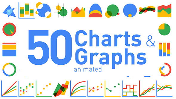 50 Animated Charts and Graphs - Download Videohive 17600903