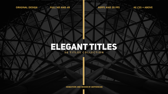50 Elegant Titles - Download Videohive 17075926