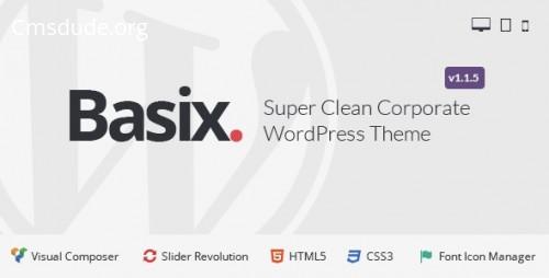 Basix v.1.0.4 – Themeforest Corporate WordPress Theme Download Free