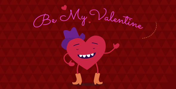 Be My Valentine Cartoon Greeting - Download Videohive 10158349