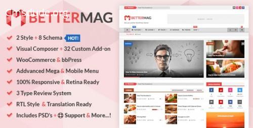 BetterMag – Magazine, Review, Shop WordPress Theme Download Free
