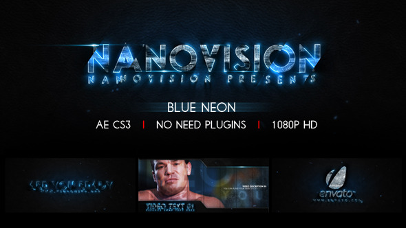 Blue Neon V1 - Download Videohive 6030075