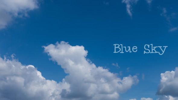 Blue Sky
   (Stock Footage) - Download Videohive 6151276