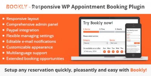 Bookly – Responsive WordPress Appointment Booking Plugin Download Free