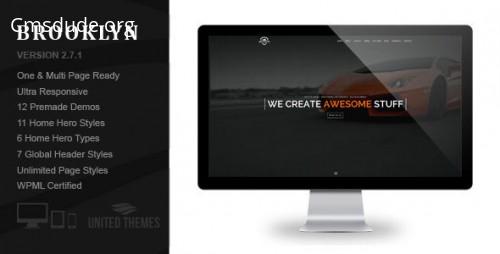 Brooklyn v2.8.1 – Creative One Page Multi-Purpose Theme Download Free