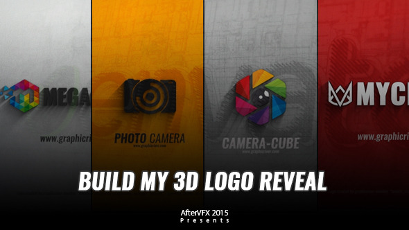 Build My 3D Logo Reveal - Download Videohive 11921274