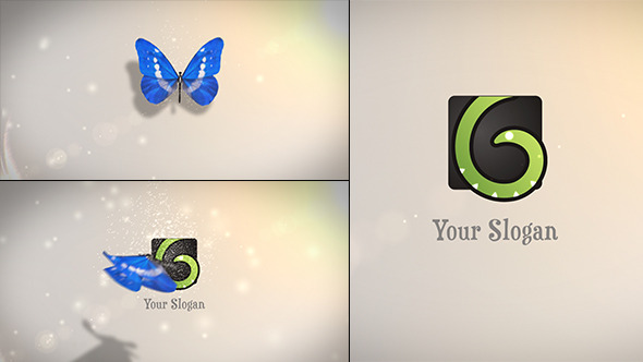 Butterfly Logo Reveal - Download Videohive 6063266