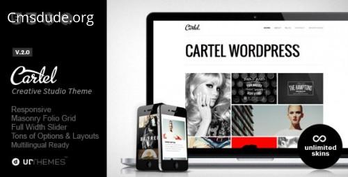 Cartel v2.0 – Responsive Portfolio WordPress Theme Download Free