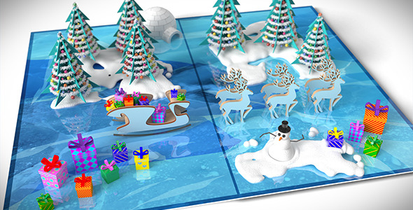 Christmas Pop-Up Card - Download Videohive 9559192