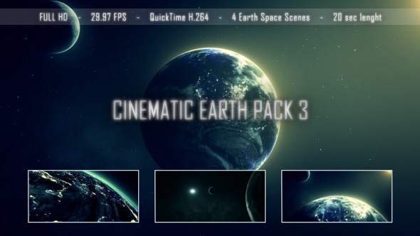 Cinematic Earth Pack 3 - Download Videohive 8879267