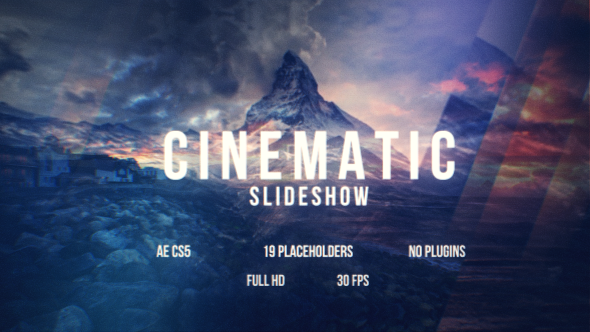 Cinematic Slideshow - Download Videohive 16382418