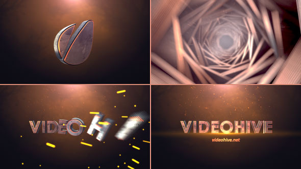 Cinematic Tunnel Logo Text Reveal - Download Videohive 8768350