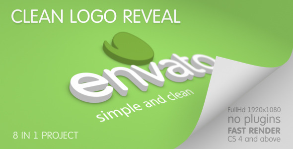 Clean Logo Reveal - Download Videohive 8284098