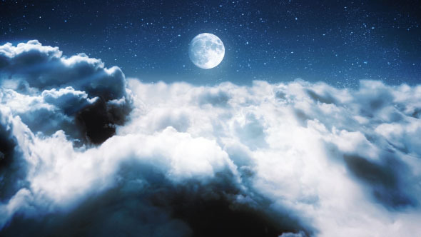 Clouds in a Night Sky - Download Videohive 9767396