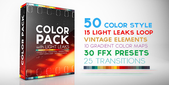 Color Pack with Light Leaks - Download Videohive 12251466