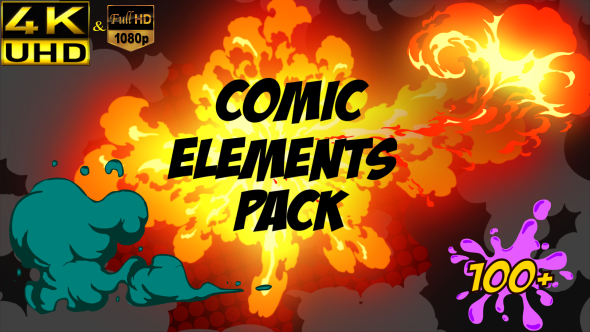 Comic Element Pack - Download Videohive 16933861