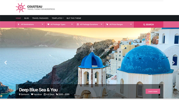CssIgniter Cousteau - Download Business WordPress Theme