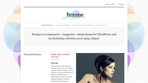 CssIgniter Femme - Download Woocommerce WordPress Theme