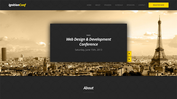 CssIgniter IgnitionConf - Download Conference WordPress Theme