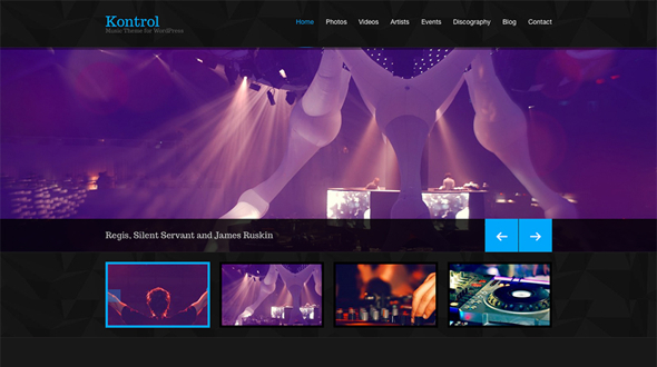 CssIgniter Kontrol - Download Music WordPress Theme