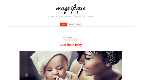 CssIgniter Magnifique - Download Blogging WordPress Theme