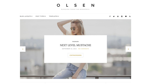 CssIgniter Olsen - Download Blogging WordPress Theme