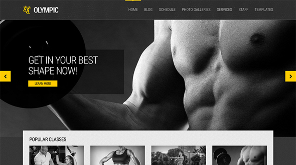 CssIgniter Olympic - Download Fitness-health WordPress Theme