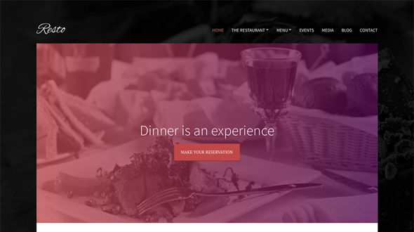 CssIgniter Resto - Download Restaurant WordPress Theme