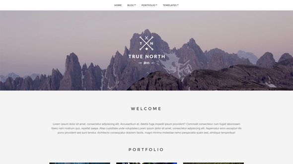 CssIgniter True North - Download Portfolio WordPress Theme